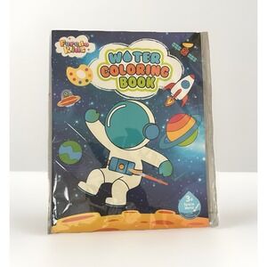 Kids Water Coloring Book Space World Theme Reusable Magic Water Drawing Gift